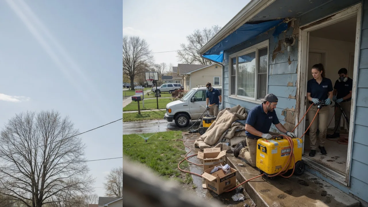 Basement Flood Cleanup in Irvine, PA near me